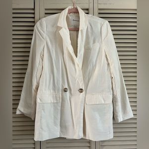 Madewell blazer in off white